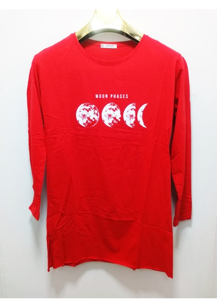 Baskılı Bisiklet Yaka Tunik modelleri