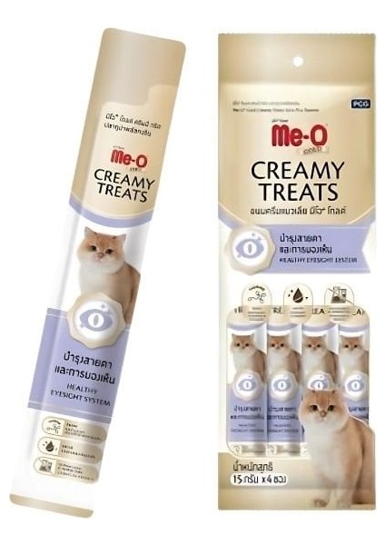 Me-O Gold Creamy Ton Balıklı ve Taurinli Sıvı Kedi Ödül Maması 4 Adet 15 gr indirimleri