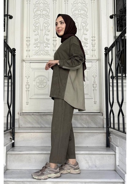 Pantolonlu Takım 10002522311015 Haki fiyatları