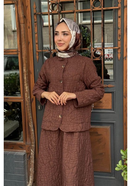 Etekli Takım KA-A25-16044 Kahve modelleri