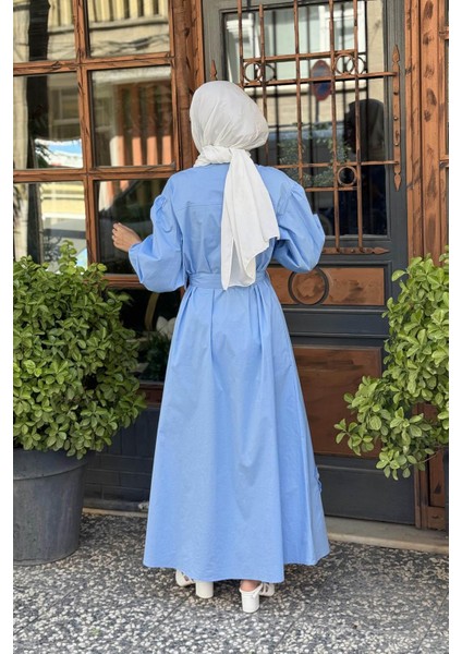 Elbise KA-B25-23029 Mavi fırsatları