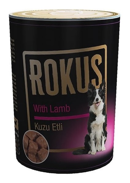 Rokus Kuzu Etli Yetişkin Konserve Köpek Maması 410 gr modelleri