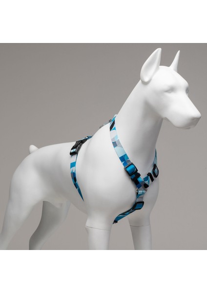 Lindo Dogs Breeze H Tipi Köpek Göğüs Tasması Mavi Beden Large fiyatları