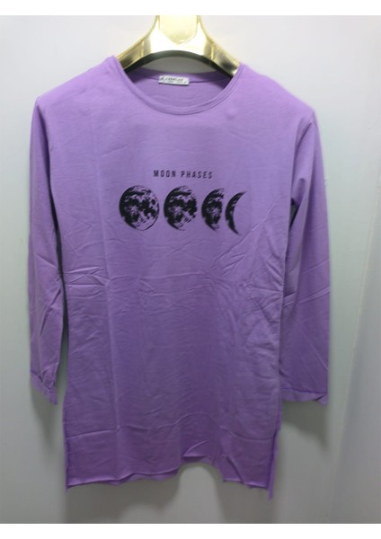 Baskılı Bisiklet Yaka Tunik modelleri