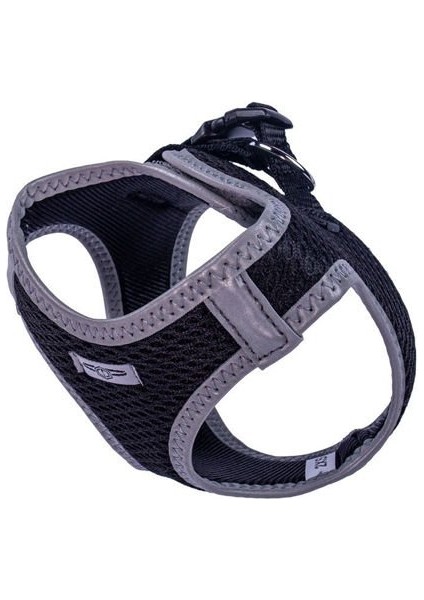 Doggie Havalı Dokuma Reflektör Küçük Irk Köpek Göğüs Tasması Xxsmall Siyah 26-30 cm fırsatları
