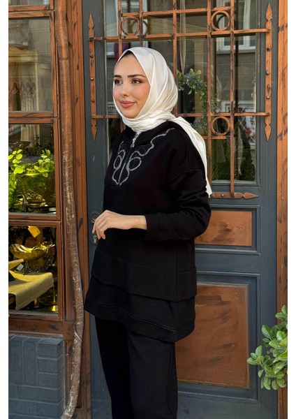 Pantolonlu Takım W-6913 Siyah modelleri