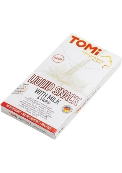 Tomi Sütlü ve Taurinli Sıvı Kedi Ödül Maması 10 gr 10 Adet modelleri