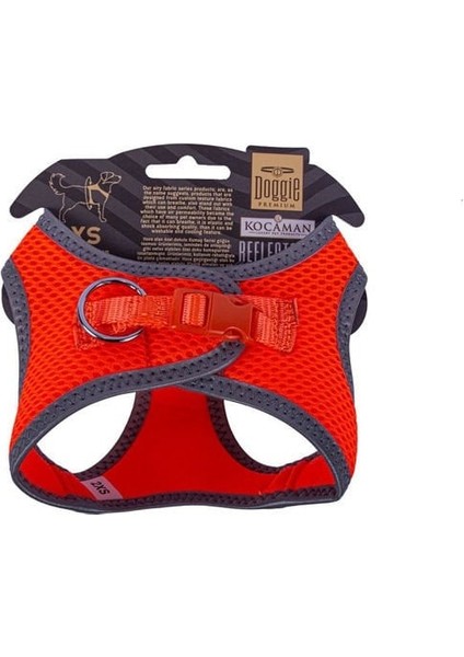 Doggie Havalı Dokuma Reflektör Küçük Irk Köpek Göğüs Tasması Xxsmall Turuncu 26-30 cm fiyatları