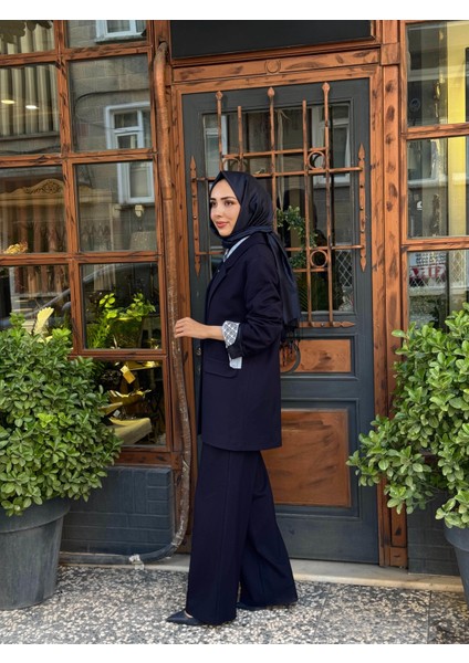 Pantolonlu Takım W-6846 Lacivert fiyatları