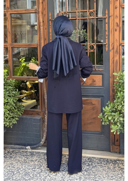 Pantolonlu Takım W-6846 Lacivert fırsatları
