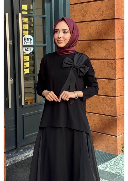 Nurcan Çetin Etekli Takım 25534 Siyah modelleri