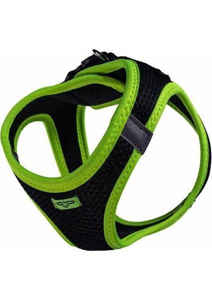 Doggie Havalı Dokuma Neon Küçük Irk Köpek Göğüs Tasması Small Sarı 32-38 cm indirimleri