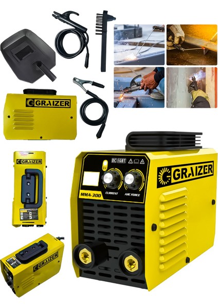 Alman Hgr Pro 300 Amper Inverter Mega Stıck Kaynak Makinesi - S