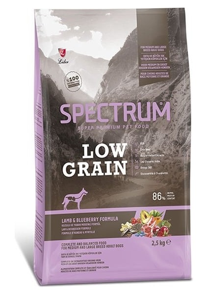 Spectrum Düşük Tahıllı Kuzulu ve Yaban Mersinli Orta ve Büyük Irk Yetişkin Köpek Maması 2.5 kg fiyatları