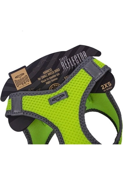 Doggie Havalı Dokuma Reflektör Küçük Irk Köpek Göğüs Tasması Xxsmall Sarı 26-30 cm fırsatları
