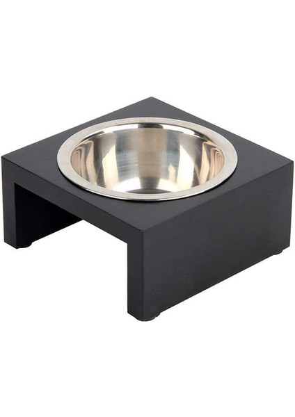 Pawise Ahşap Standlı Ayaklı Kedi ve Köpek Mama Kabı 750 ml