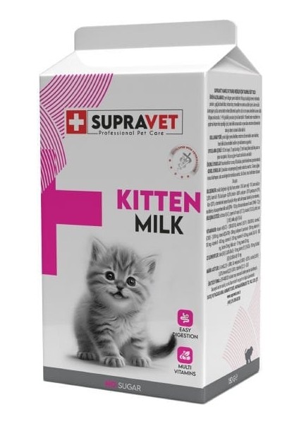 Supravet Hamile ve Yavru Kediler Için Taurinli Kedi Süt Tozu 150 gr