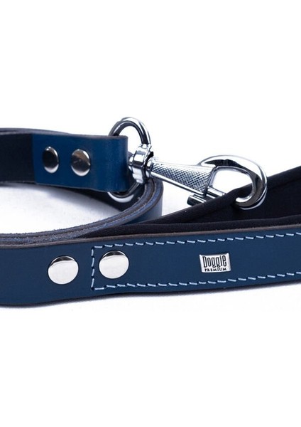 Doggie Konfor Deri Köpek Gezdirme Tasması Medium Royal Mavi 2.5X120 cm modelleri