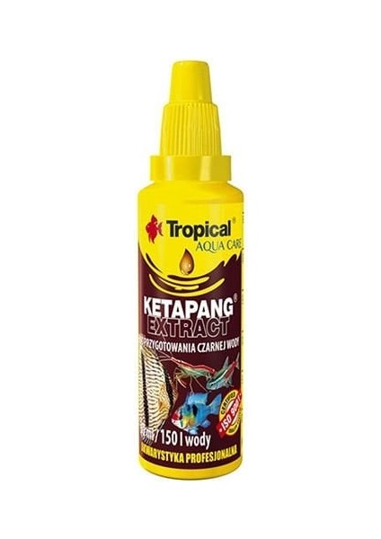 Tropical Ketapang Extract Bitkili Akvaryumlar Için Su Düzenleyici 30 ml