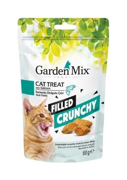 Garden Mix Somonlu Içi Dolgulu Kedi Ödül Maması 60 gr
