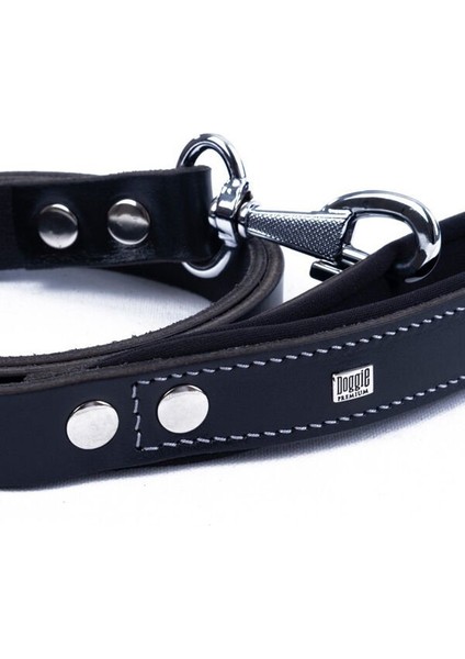 Doggie Konfor Deri Köpek Gezdirme Tasması Medium Siyah 3X100 cm modelleri
