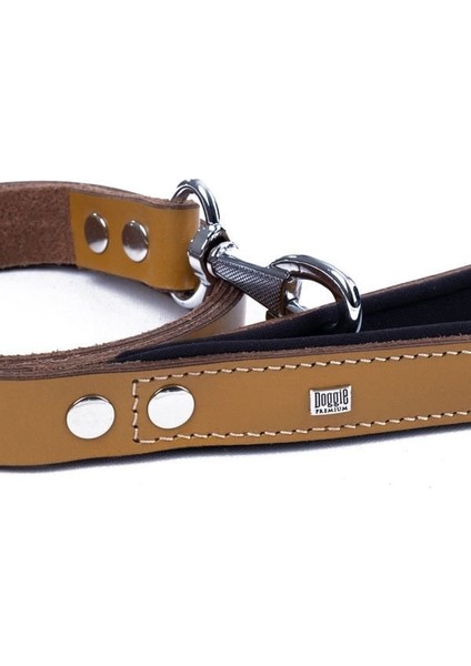 Doggie Konfor Deri Köpek Gezdirme Tasması Medium Camel 3X100 cm modelleri