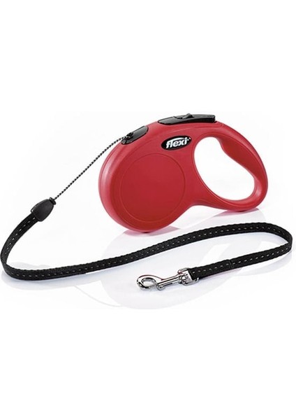 Flexi New Classic Ip Otomatik Köpek Gezdirme Tasması Small Kırmızı 5 mt fiyatları