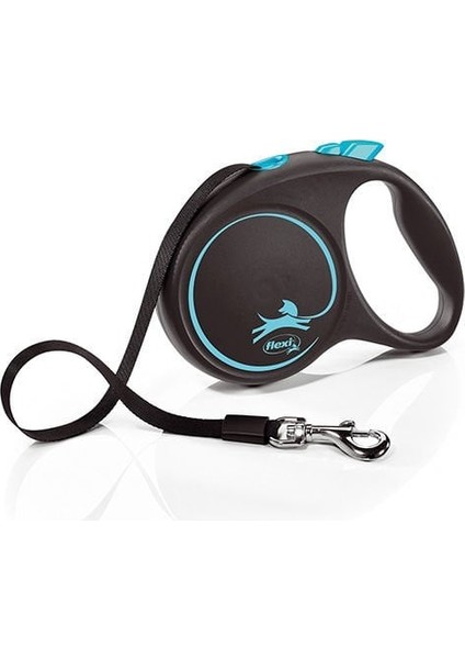 Flexi Black Design Şerit Otomatik Köpek Gezdirme Tasması Mavi Large 5 mt modelleri