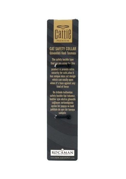 Cattie Güvenlik Tokalı Kedi Boyun Tasması Haki 1X15-25 cm modelleri