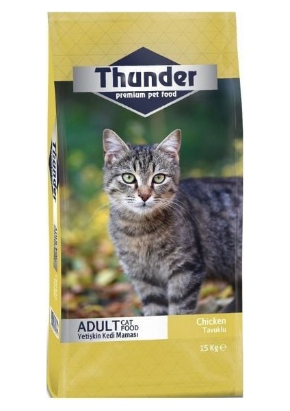 Thunder Tavuklu Yetişkin Kedi Maması 15 kg fiyatları