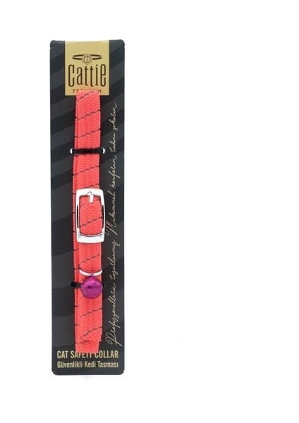 Cattie Lastikli Kedi Boyun Tasması Pembe 1X20-30 cm fırsatları