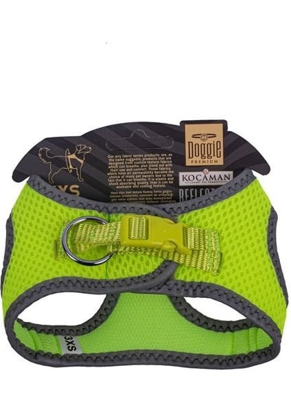 Doggie Havalı Dokuma Reflektör Küçük Irk Köpek Göğüs Tasması Xxxsmall Sarı 22-26 cm fiyatları