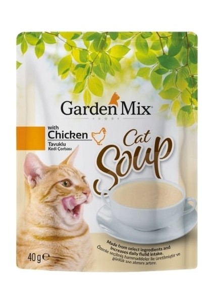 Garden Mix Tavuklu Kedi Çorbası 40 gr