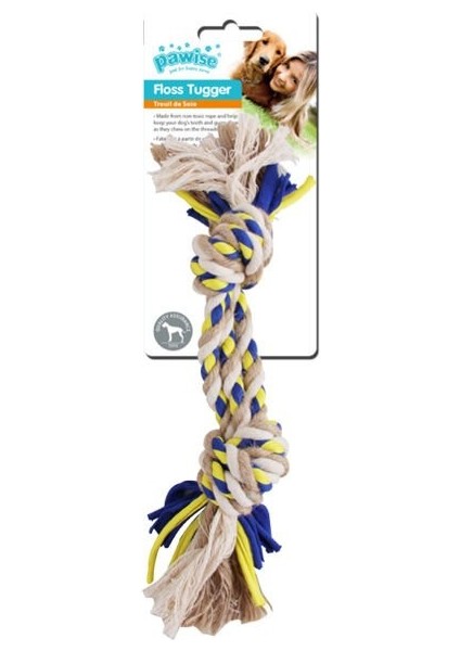 Pawise Floss Tugger Ip Kemik Köpek Oyuncağı