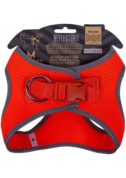 Doggie Havalı Dokuma Reflektör Küçük Irk Köpek Göğüs Tasması Medium Turuncu 38-44 cm fiyatları