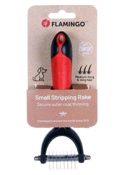 Flamingo Tüy Incelitici Köpek Tüy Tarama Fırçası Small 3X12X24 cm fiyatları