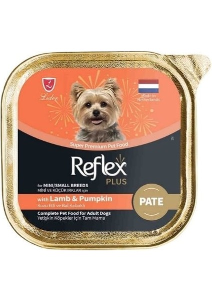 Reflex Plus Pate Kuzu Etli ve Bal Kabaklı Küçük Irk Yetişkin Konserve Köpek Maması 85 gr fırsatları