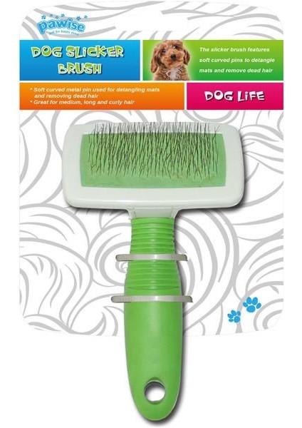 Pawise Ince Telli Köpek Tarama Fırçası Small 17X9.5 cm