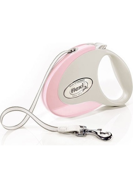 Flexi Style Şerit Otomatik Köpek Gezdirme Tasması Medium Rose 5 mt