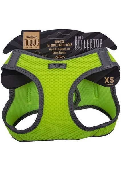 Doggie Havalı Dokuma Reflektör Küçük Irk Köpek Göğüs Tasması Xsmall Sarı 30-34 cm indirimleri