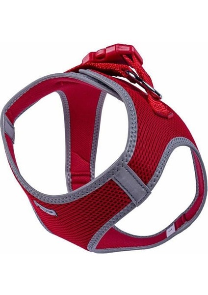Doggie Havalı Dokuma Reflektör Küçük Irk Köpek Göğüs Tasması Large Kırmızı 42-48 cm fırsatları