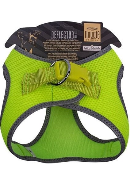 Doggie Havalı Dokuma Reflektör Küçük Irk Köpek Göğüs Tasması Medium Sarı 38-44 cm fiyatları