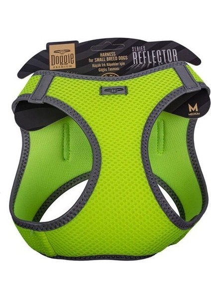 Doggie Havalı Dokuma Reflektör Küçük Irk Köpek Göğüs Tasması Medium Sarı 38-44 cm indirimleri
