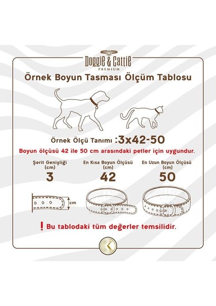 Cattie Boncuklu Deri Küçük Irk Köpek ve Kedi Boyun Tasması Xlarge Kahverengi 1.5X26-30 cm fırsatları