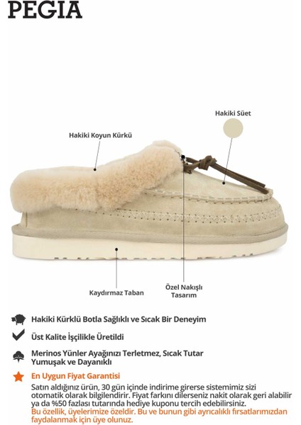 Kadın Hakiki Kürk Ayakkabı 191159 fiyatları