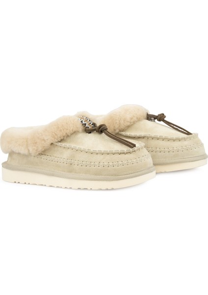 Kadın Hakiki Kürk Ayakkabı 191159 fırsatları