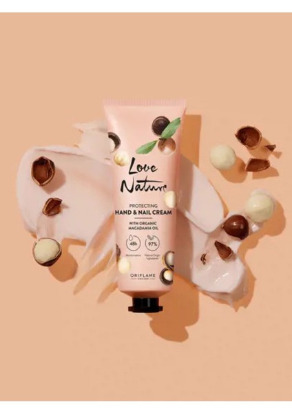 Love Nature Organik Makademya Yağı Içeren Koruyucu El & Tırnak Kremi 75 ml 41335 modelleri