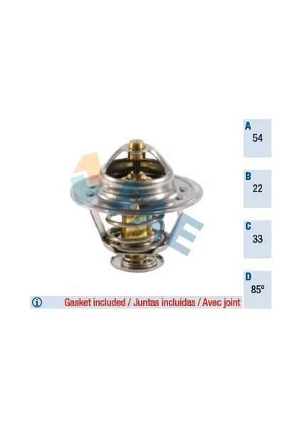 Depomix Termostat 85C Corsa B-C-Astra F-G-H-Combo-Vectra B 1.7 Dti-1.7 Cdti