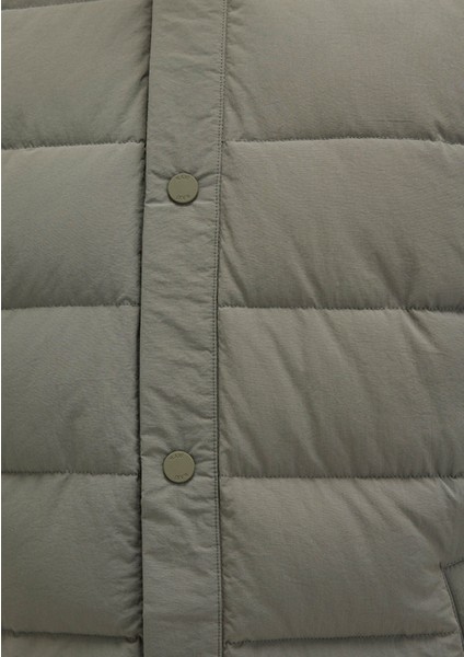 Yeşil Şişme Mont 0110599-85485