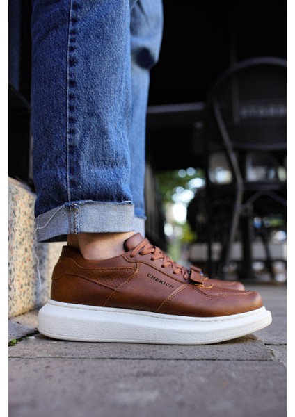 Flatline Premium Erkek Sneakers Taba fiyatları
